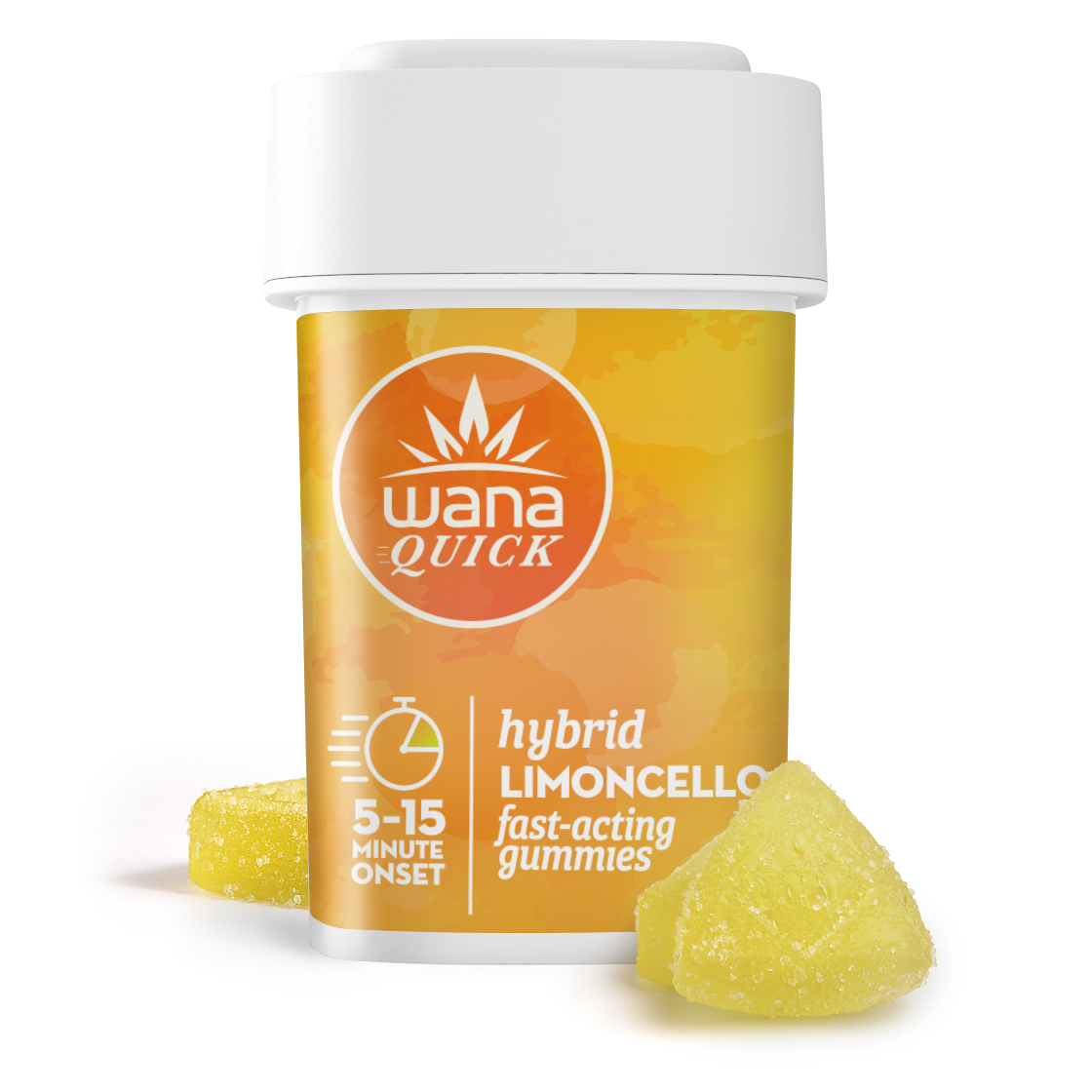 Photograph of product: Limoncello (S) - 100mg Quick Gummies - Wana