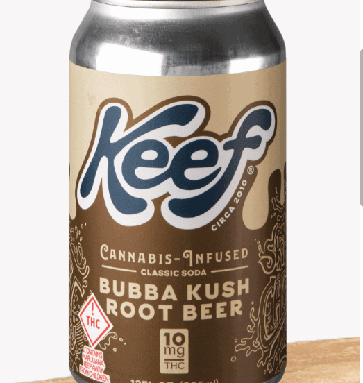 Photograph of product: Keef: Bubba Kush Root Cola 100mg - 