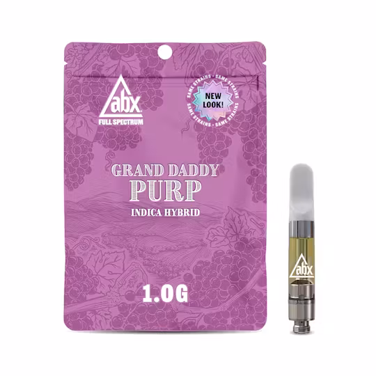 Photograph of product: ABX - Full Spectrum Cart - GrandDaddy Purp