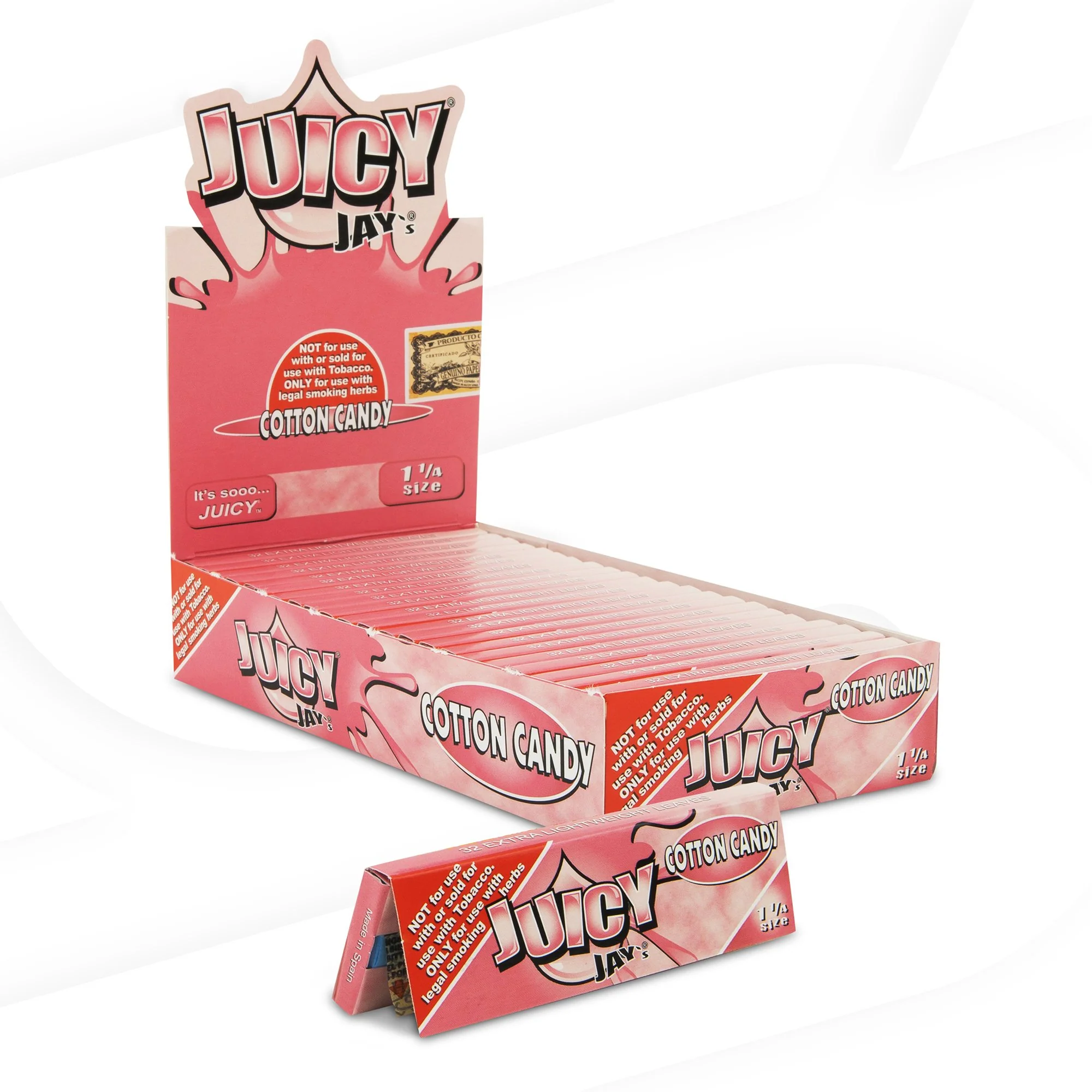 Photograph of product: Flavored Rolling Papers | Cotton Candy | 1 1/4"