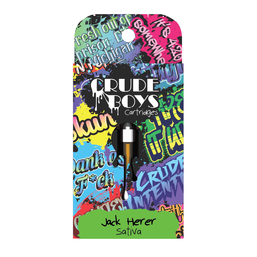 Photograph of product: Crude Boys Cartridge | Jack Herer (Oui'd)