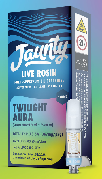 Photograph of product: Twilight Aura Live Rosin Cartridge [G57]
