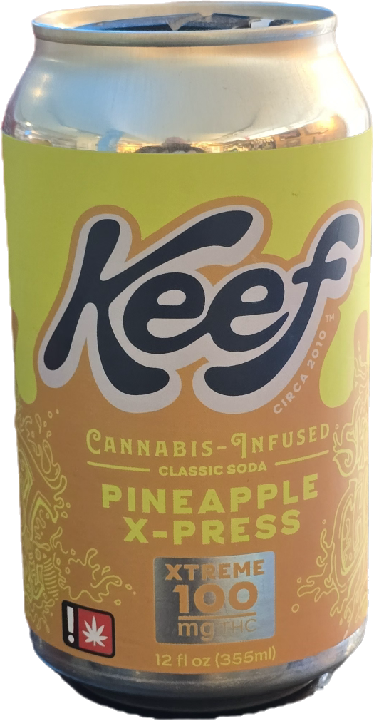 Photograph of product: Soda | 100mg | Pineapple X-Press |