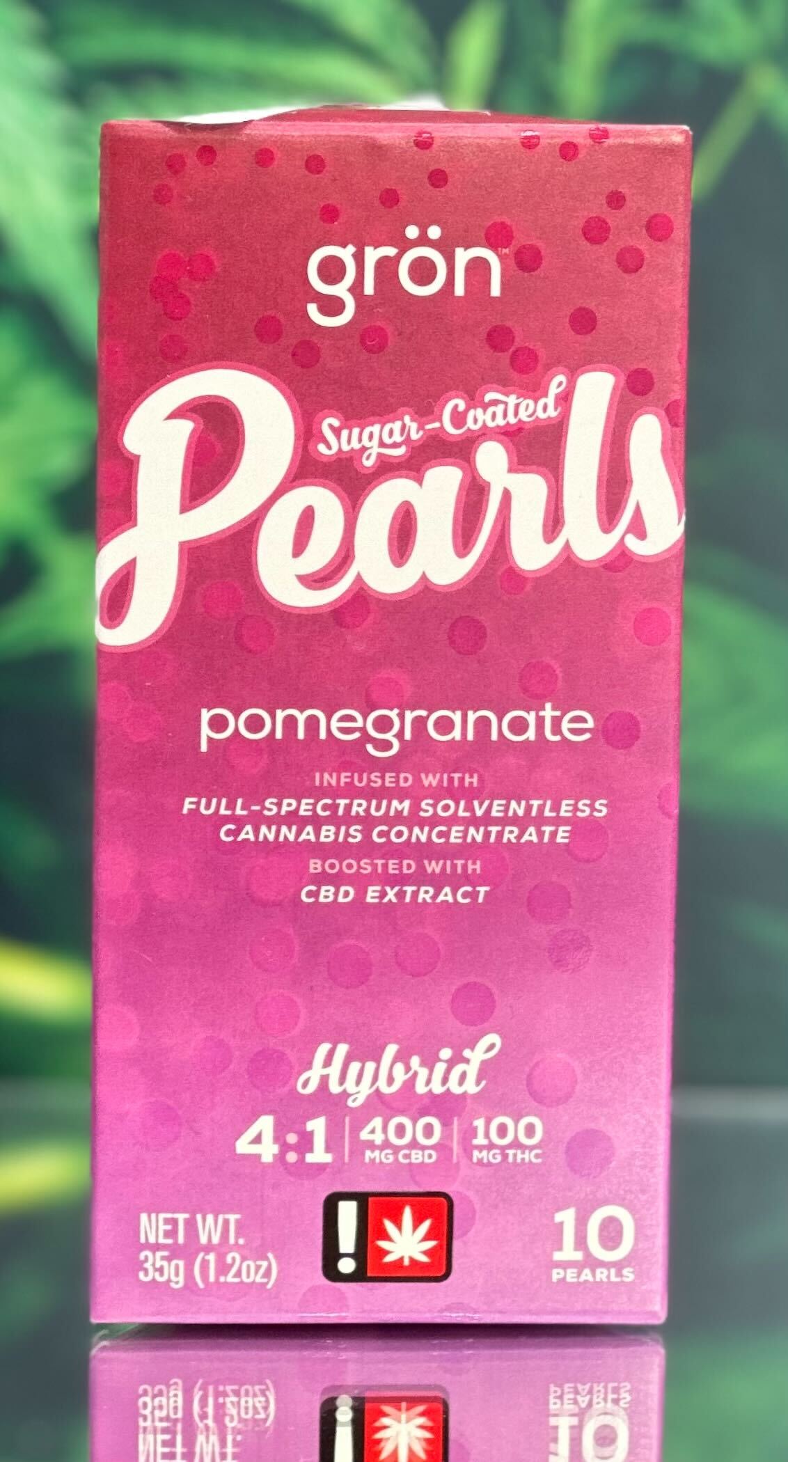 Photograph of product: Gummies | Pomegranate | 4:1 CBD:TH-oui | 10 x 10mg