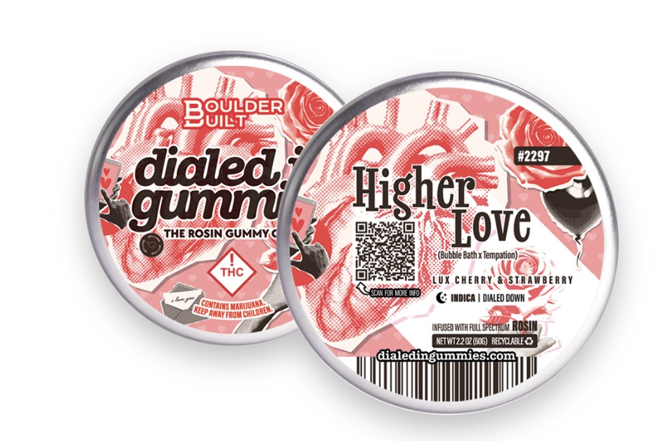 Photograph of product: Higher Love Rosin Gummies