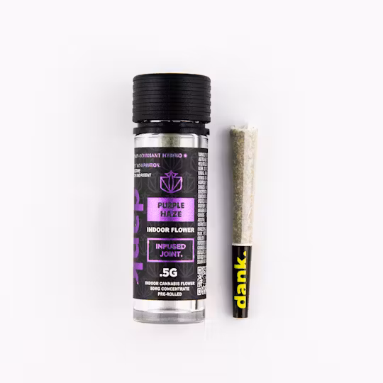 Photograph of product: Dank | Purple Haze | .6g Infused Pre-roll