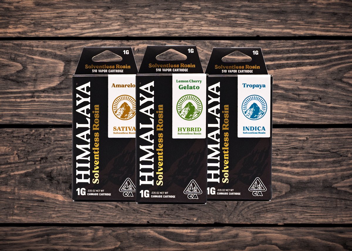 Photograph of product: Himalaya Sour Diesel Live Rosin Cart