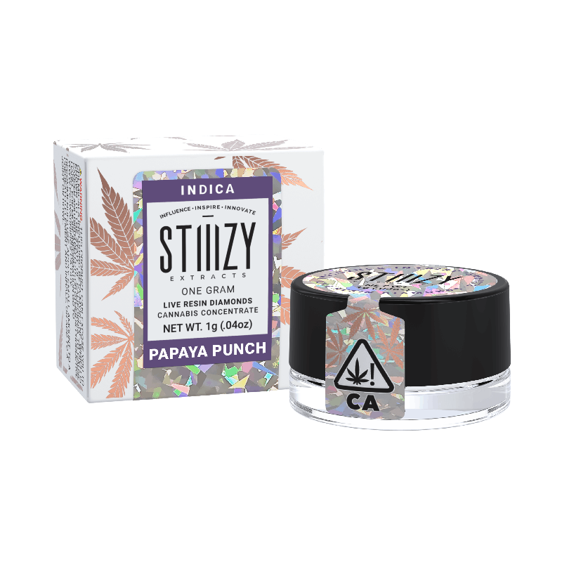 Photograph of product: Papaya Punch Live Resin Diamonds 1g