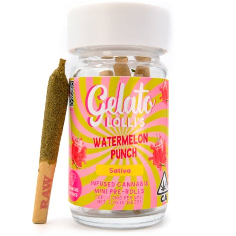 Photograph of product: Watermelon Punch .6g Lolli 5 Pack - 