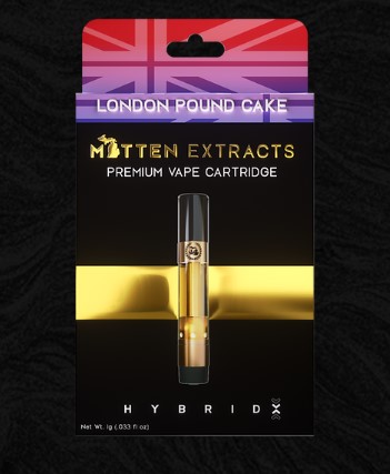 Photograph of product: Mitten Extracts London Pound Cake Vape