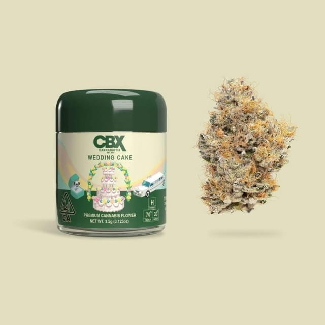 Photograph of product: Cannabiotix - Wedding Cake - 3.5g - 