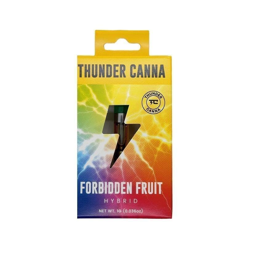 Photograph of product: REC Thunder Canna Forbidden Fruit 510 Cart 1g