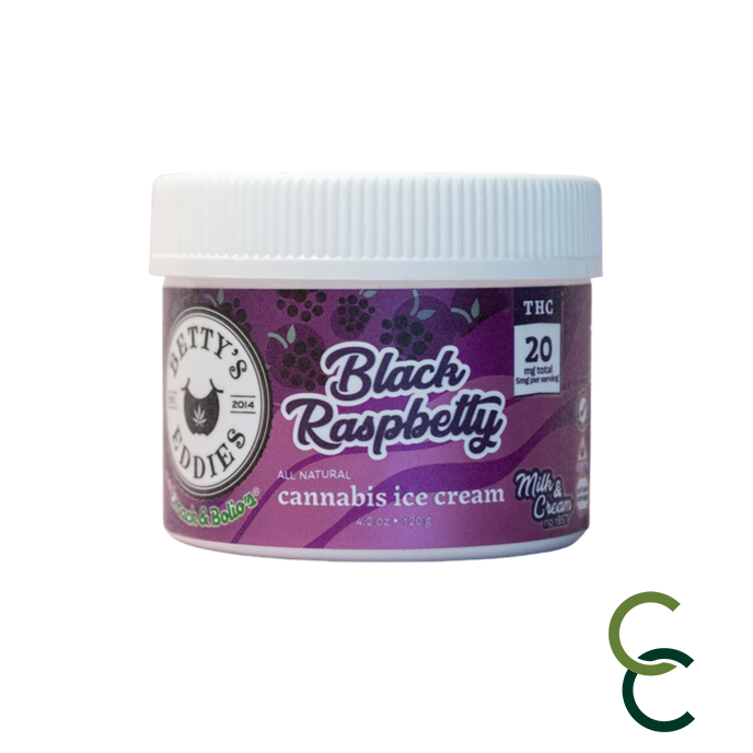Photograph of product: Black Raspbetty Ice Cream