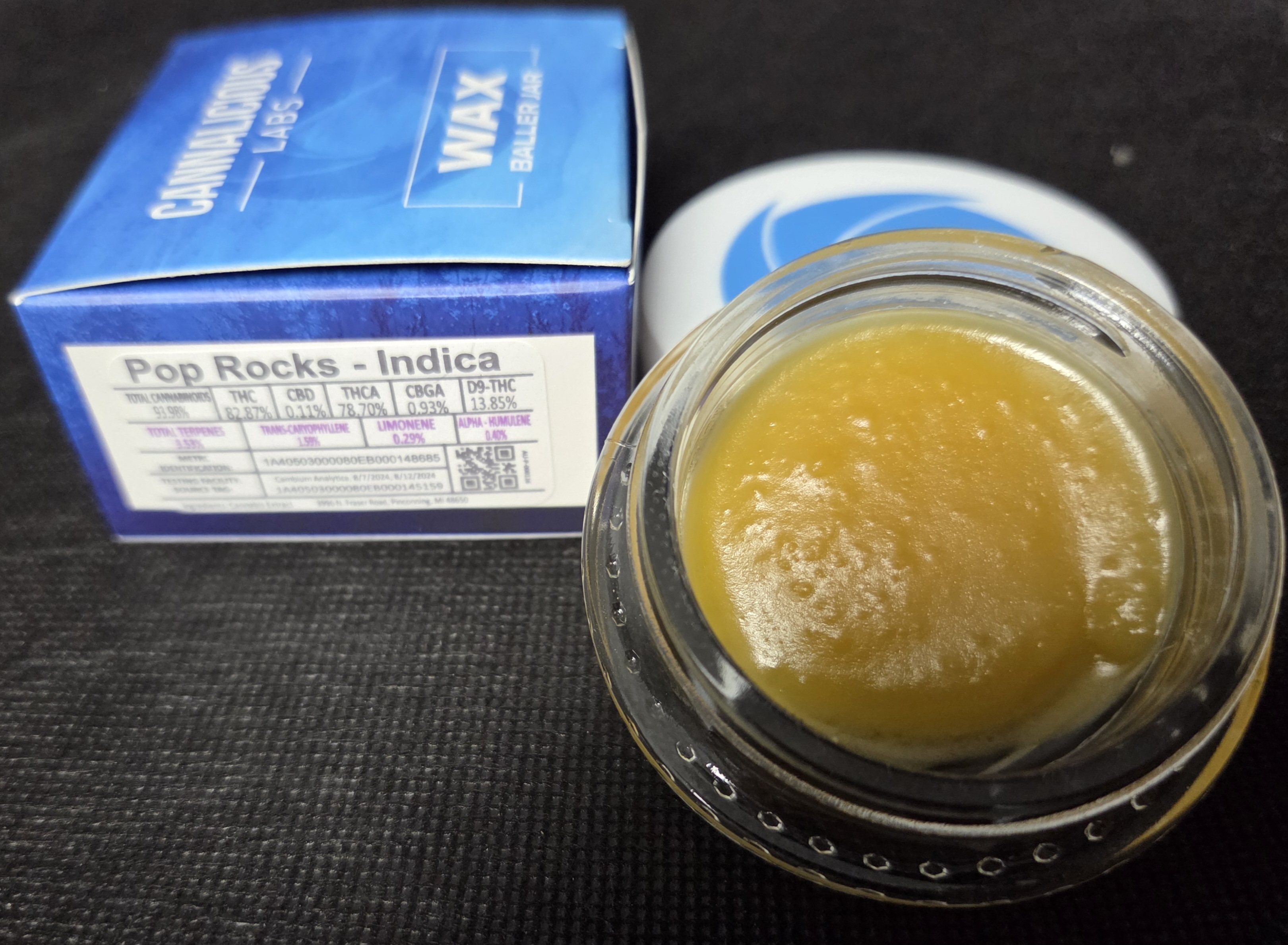Photograph of product: Cannalicious - Pop Rocks - Baller Jar