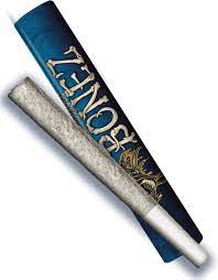 Photograph of product: Grape Diamonds - .65g Infused Pre-Roll Mini Bonez - AU Sticky Fish