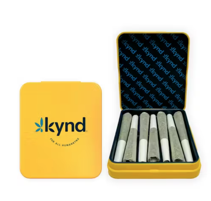 Photograph of product: 7 Pack - PreRoll - Sundae Sherbert - Kynd - REC