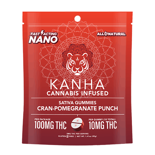 Photograph of product: Cran Pomegranate | 100mg Nano Gummies - 