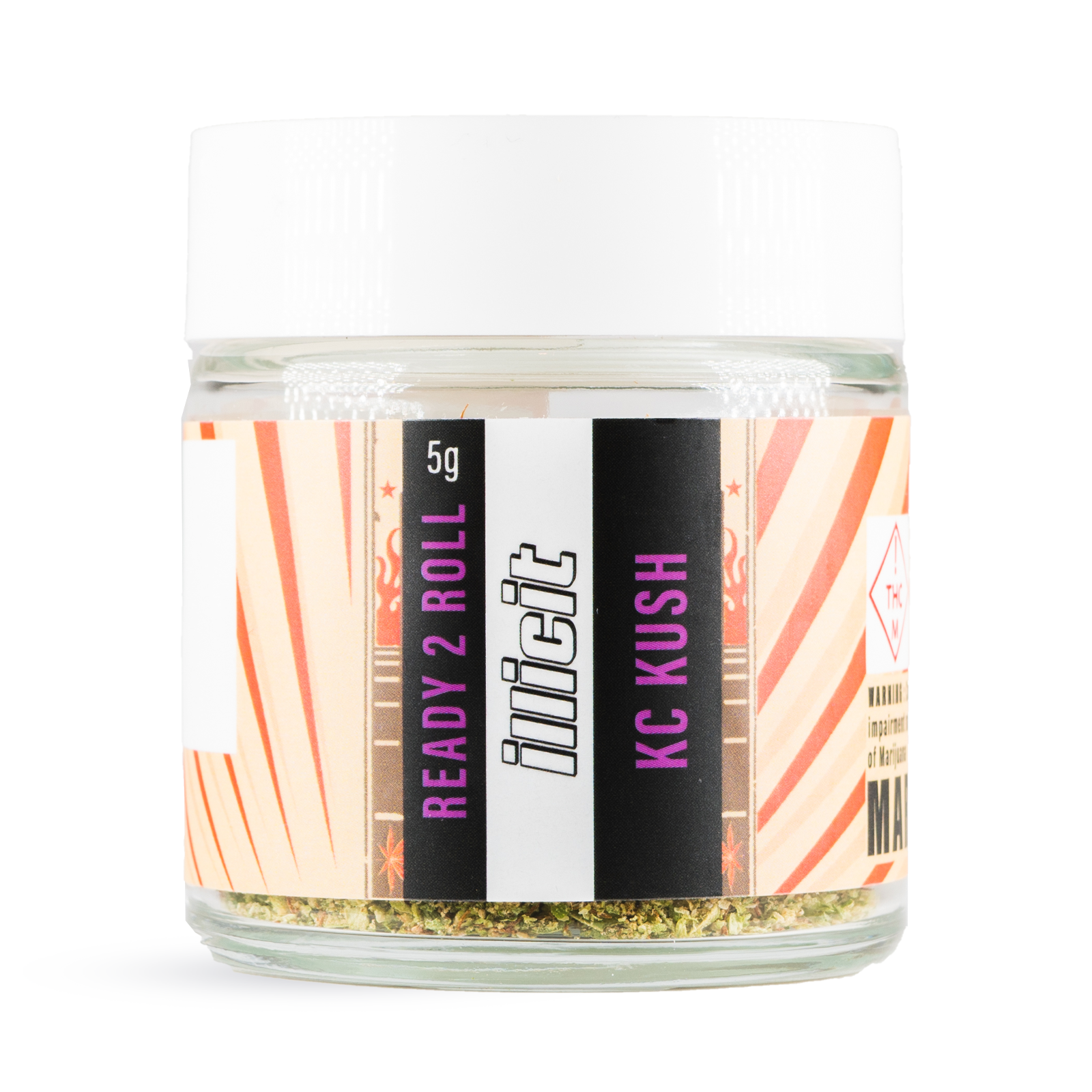 Photograph of product: Kansas City Kush Ready2Roll 5g