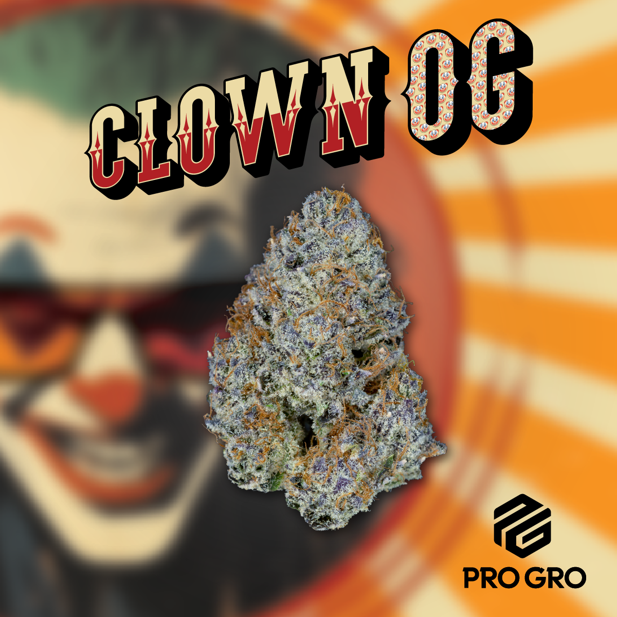 Photograph of product: Pro Gro - Clown OG Pre-Packaged 3.5g