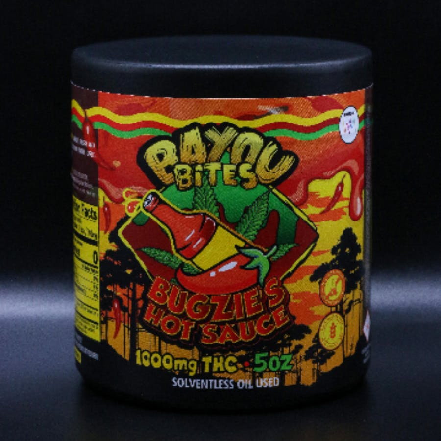 Photograph of product: Bugzie's 1000mg Hot Sauce