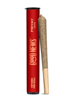 Photograph of product: Friyay - Terpene & Concentrate Infused Pre-Roll - 1.0g