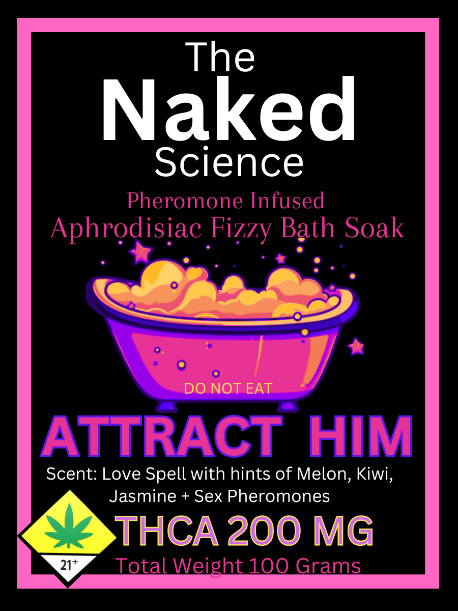 Photograph of product: Bath Fizz Attract Him 200mg | 3.5oz