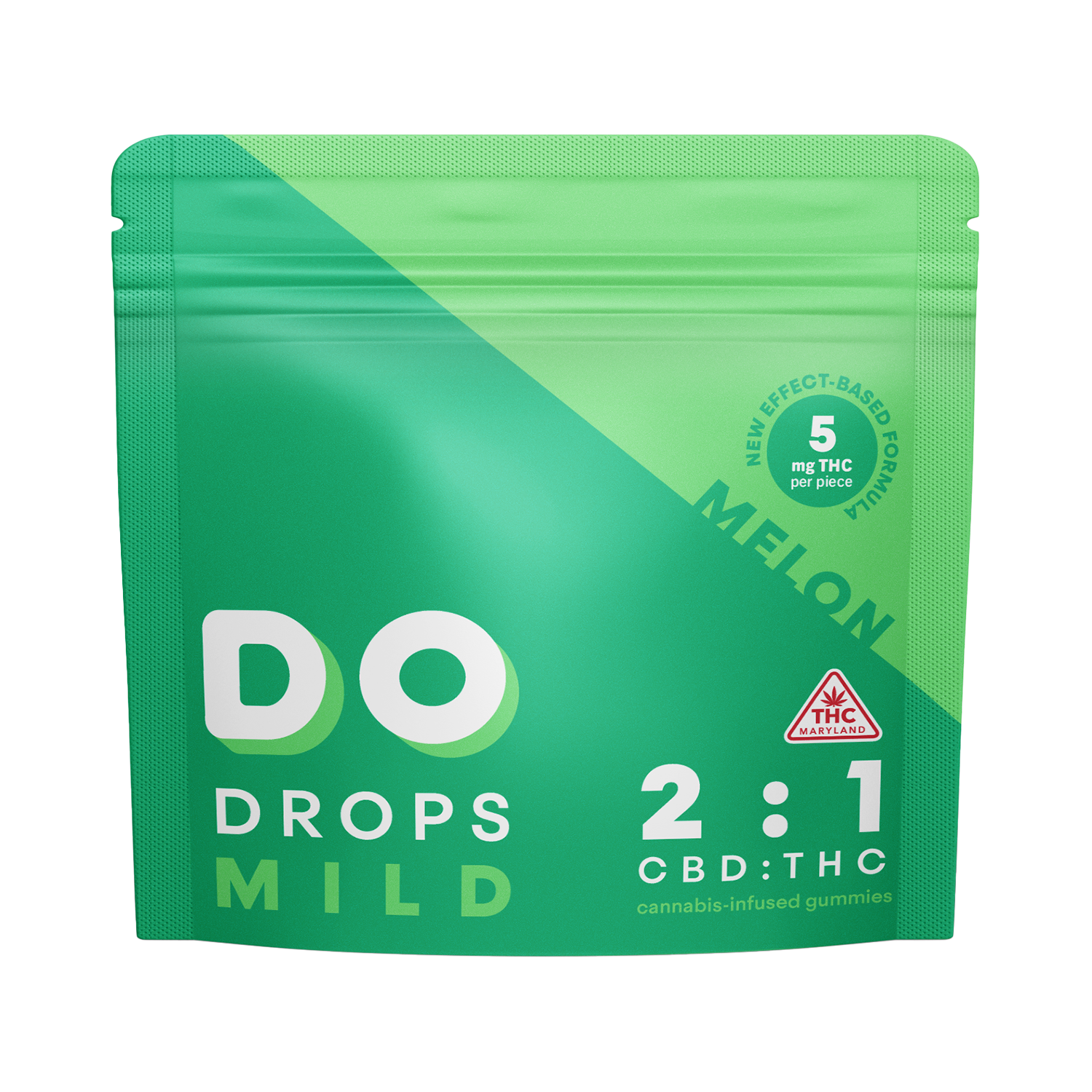 Photograph of product: Melon Gummies 2:1 (CBD:TH-oui) 5mg 10pk | 50mg