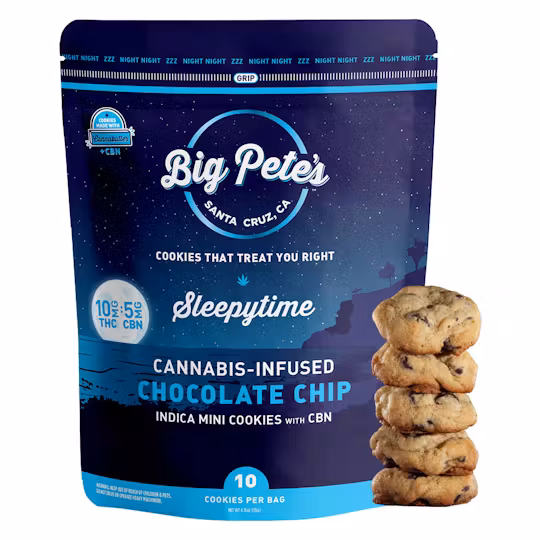 Photograph of product: Big Pete's Treats | Sleepytime CBN Cookie 10pk
