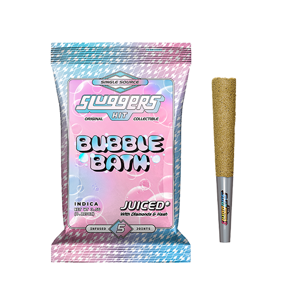 Photograph of product: 0.7g/5pk Bubble Bath Infused Pre-Rolls | TAX INCLUDED