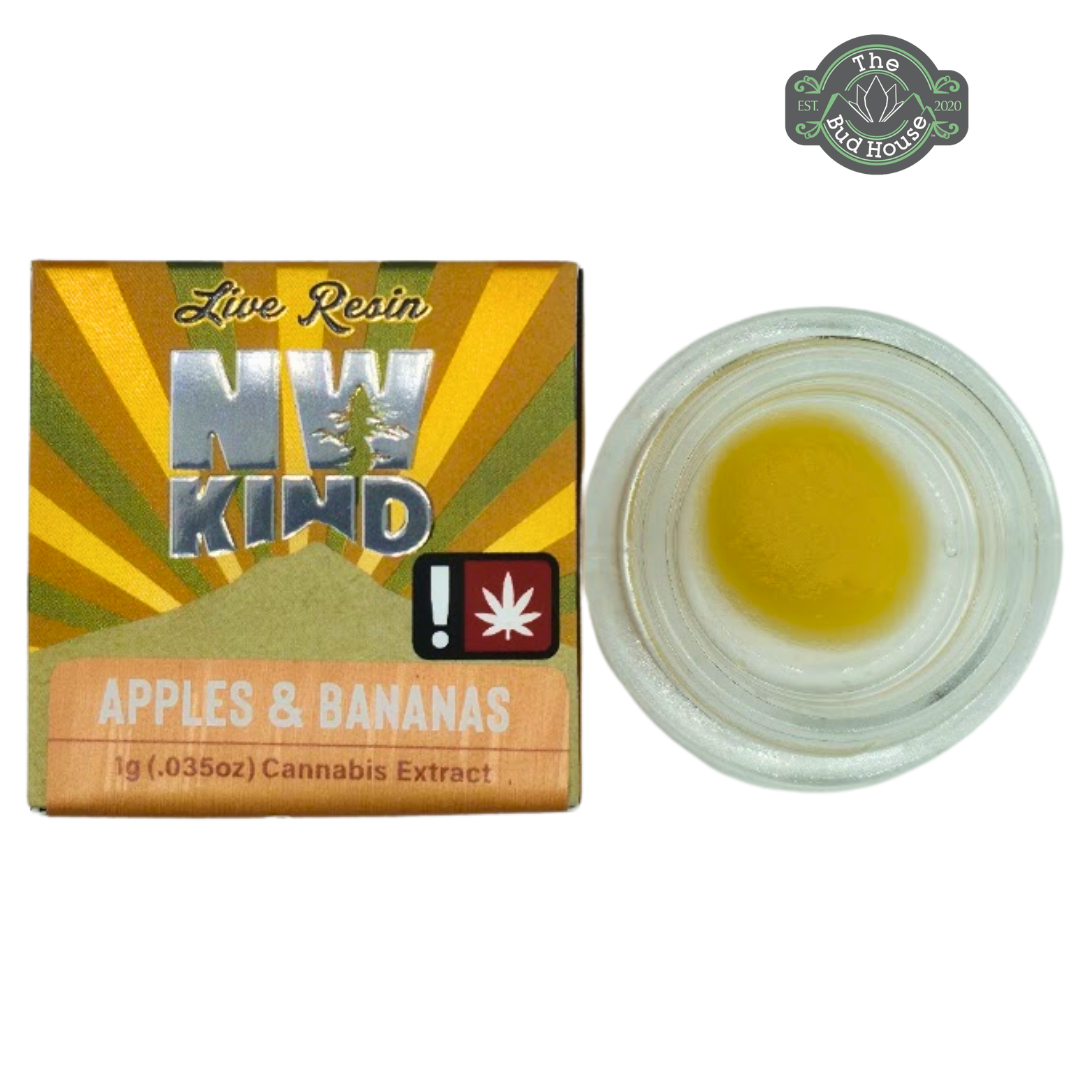 Photograph of product: NW KIND 1g APPLES & BANANAS LR Jam