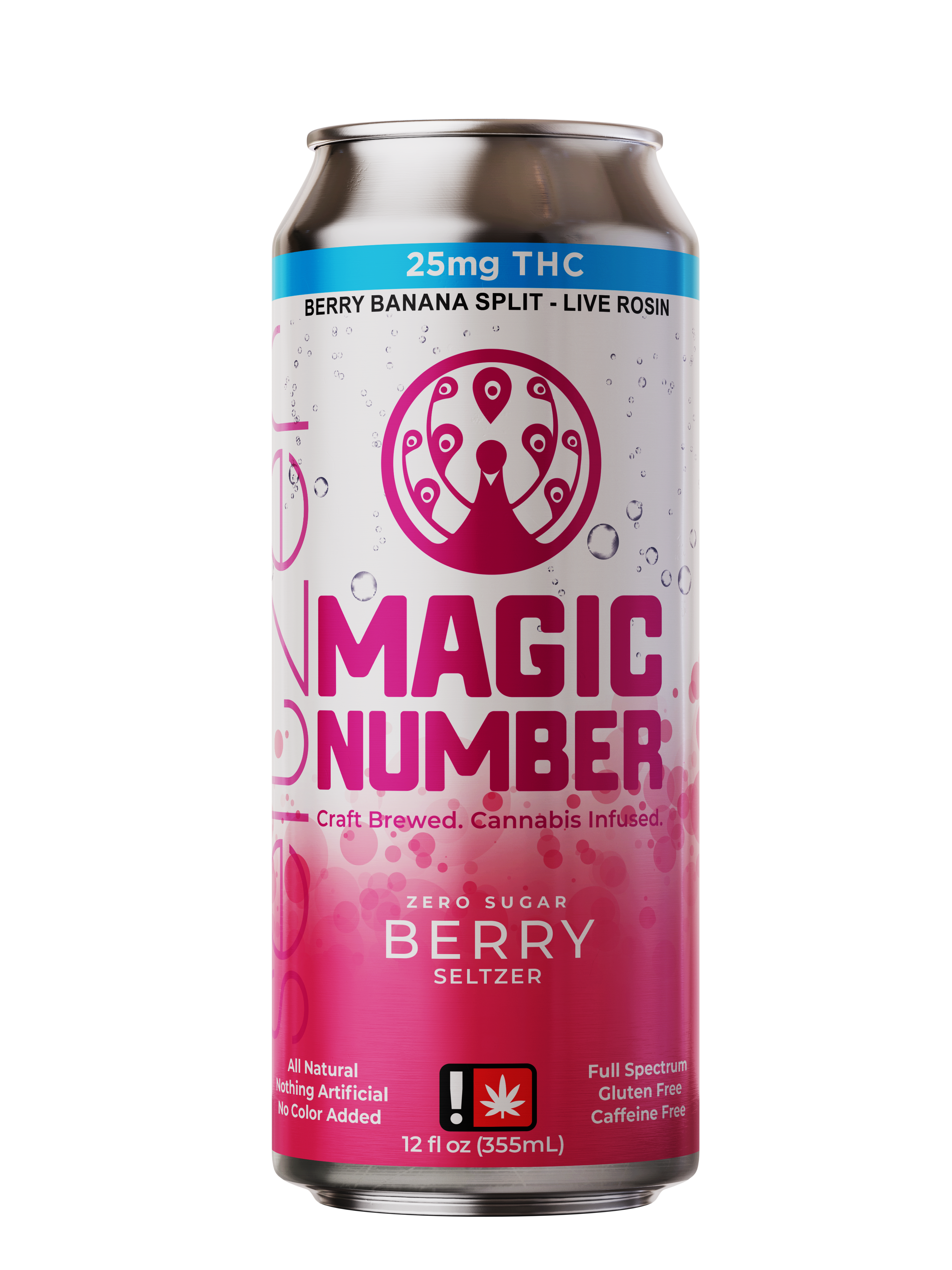 Photograph of product: Magic Number - Berry - 25mg Seltzer