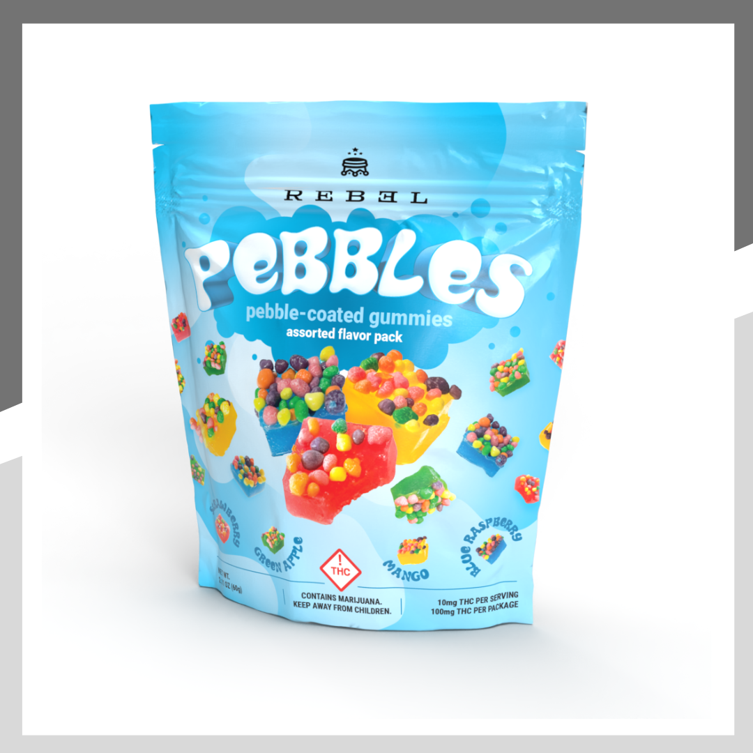 Photograph of product: Hybrid Pebbles | Gummies | 10pk | 100mg
