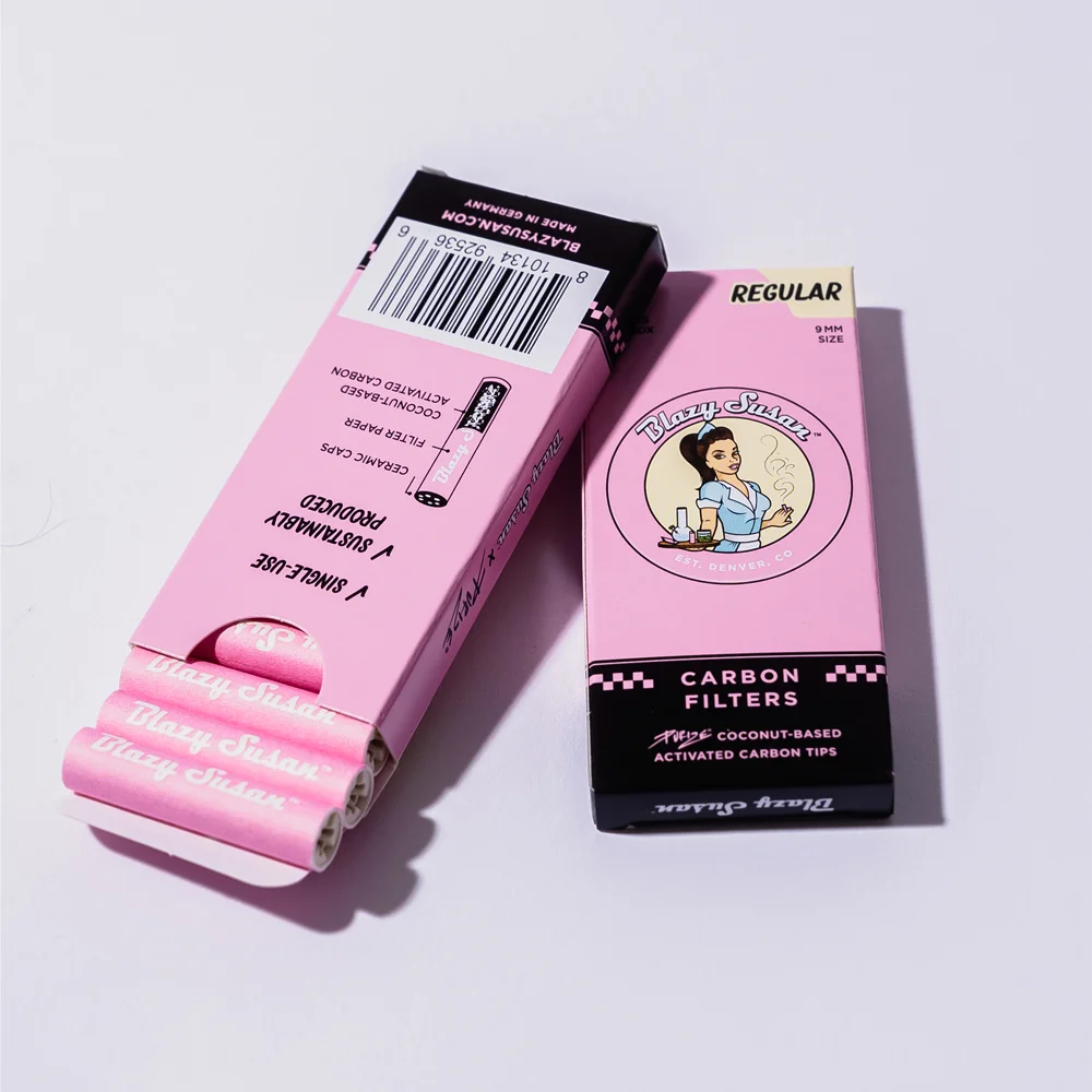 Photograph of product: Blazy Susan | Purize Filter Tips Pink (10ct)