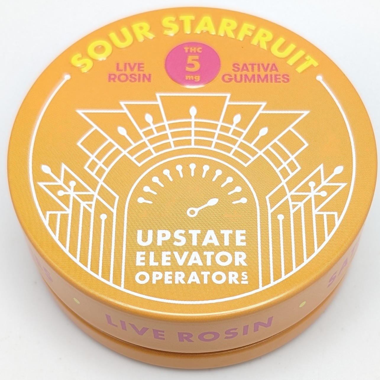 Photograph of product: au chocolat Rosin Sour Starfruit Gummies 50mg