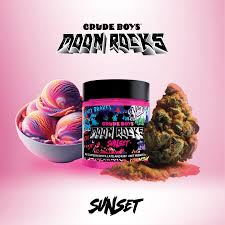 Photograph of product: Infused Flower - Crude Boys - Moon Rocks - Sunset - (Oui'd) -38.9% TH-oui