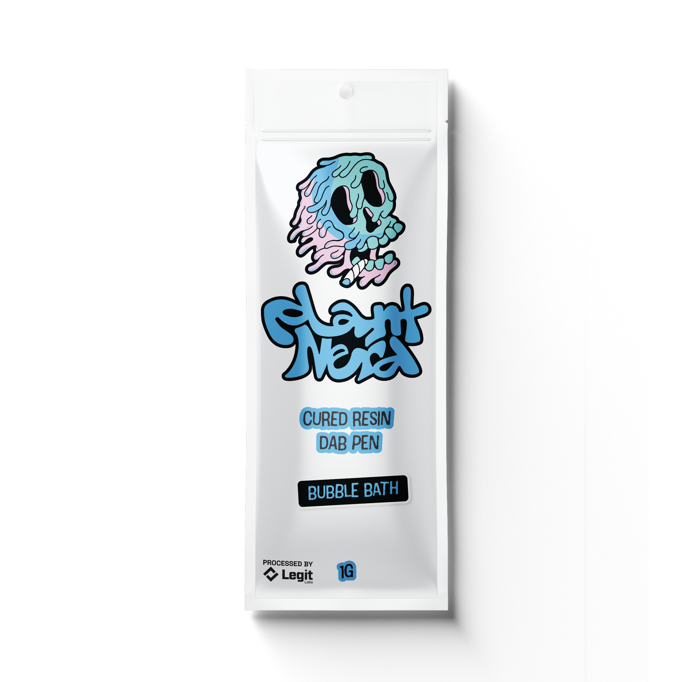 Photograph of product: Plant Nerd Bubble Bath Cured Resin Dab Pen | 1g