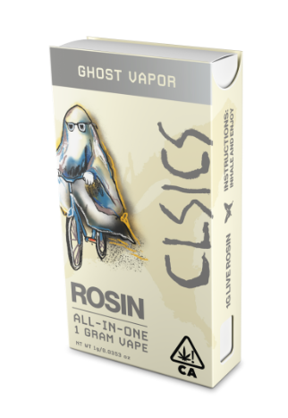 Photograph of product: Ghost Vapor (I) Live Rosin ALL-IN-ONE Vape 1g - CLSICS