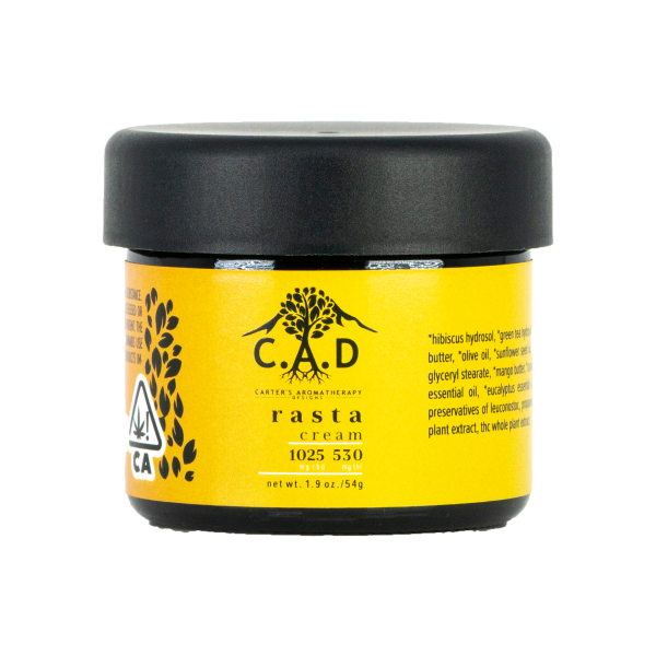 Photograph of product: RASTA PAIN CREAM 2OZ - CARTER'S AROMATHERAPY DESIGNS