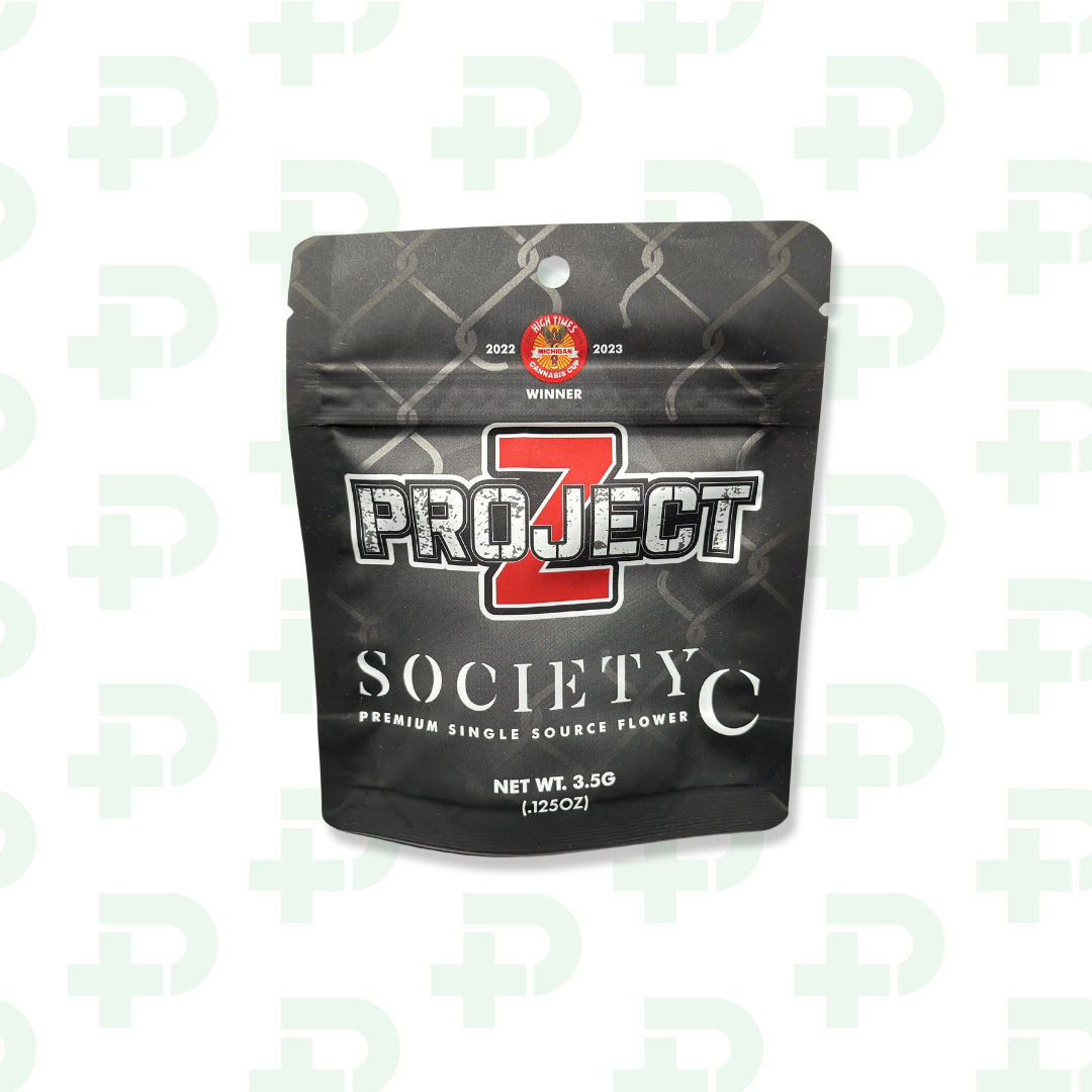 Photograph of product: Society C Exotic 8th - Project Z - 3.5g