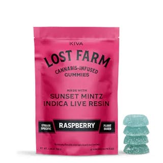 Photograph of product: RASPBERRY| LIVE RESIN | 10PK