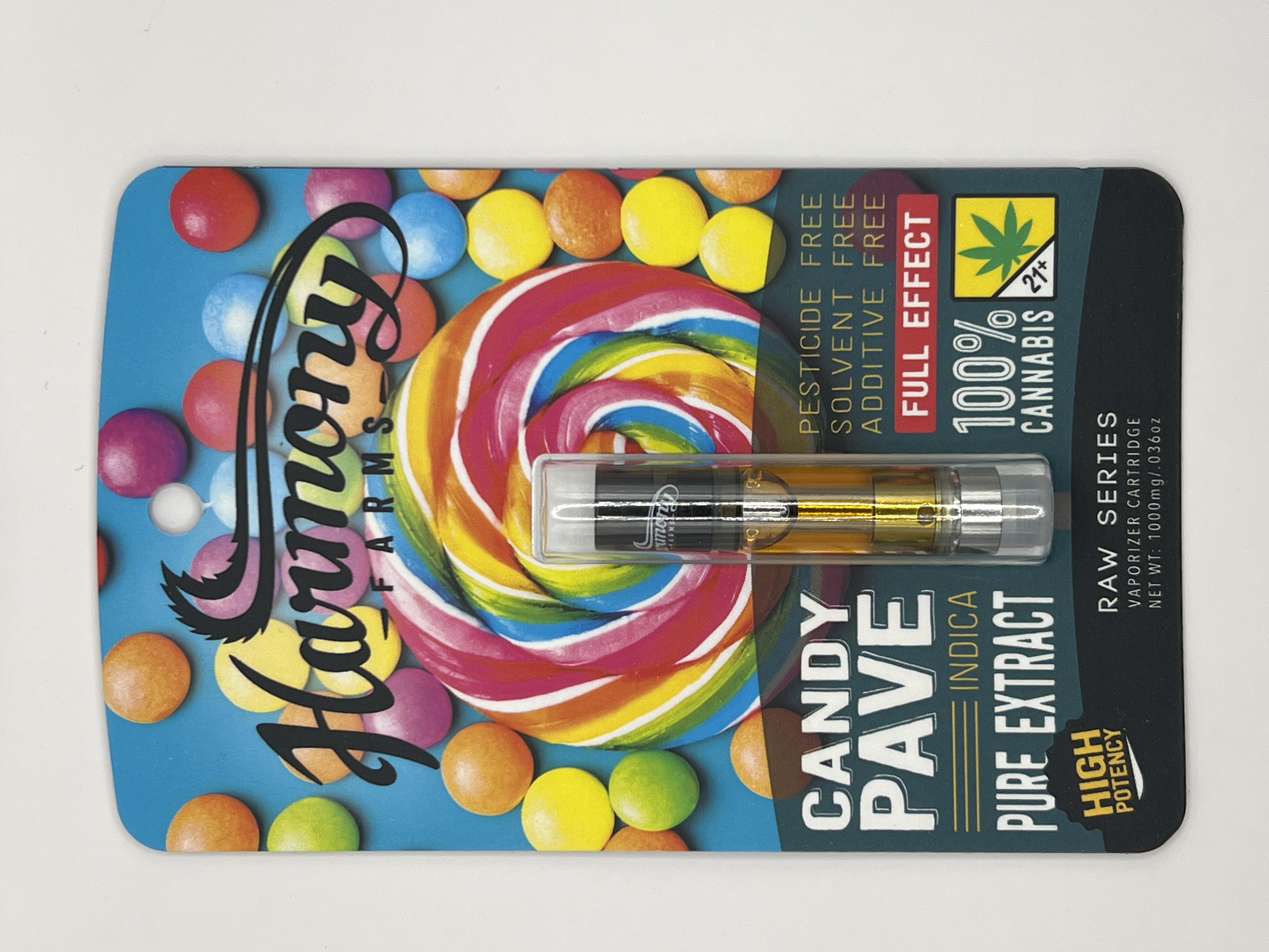 Photograph of product: Harmony - RAW Cartridge - m - Candy Pave' - CONCENTRATE