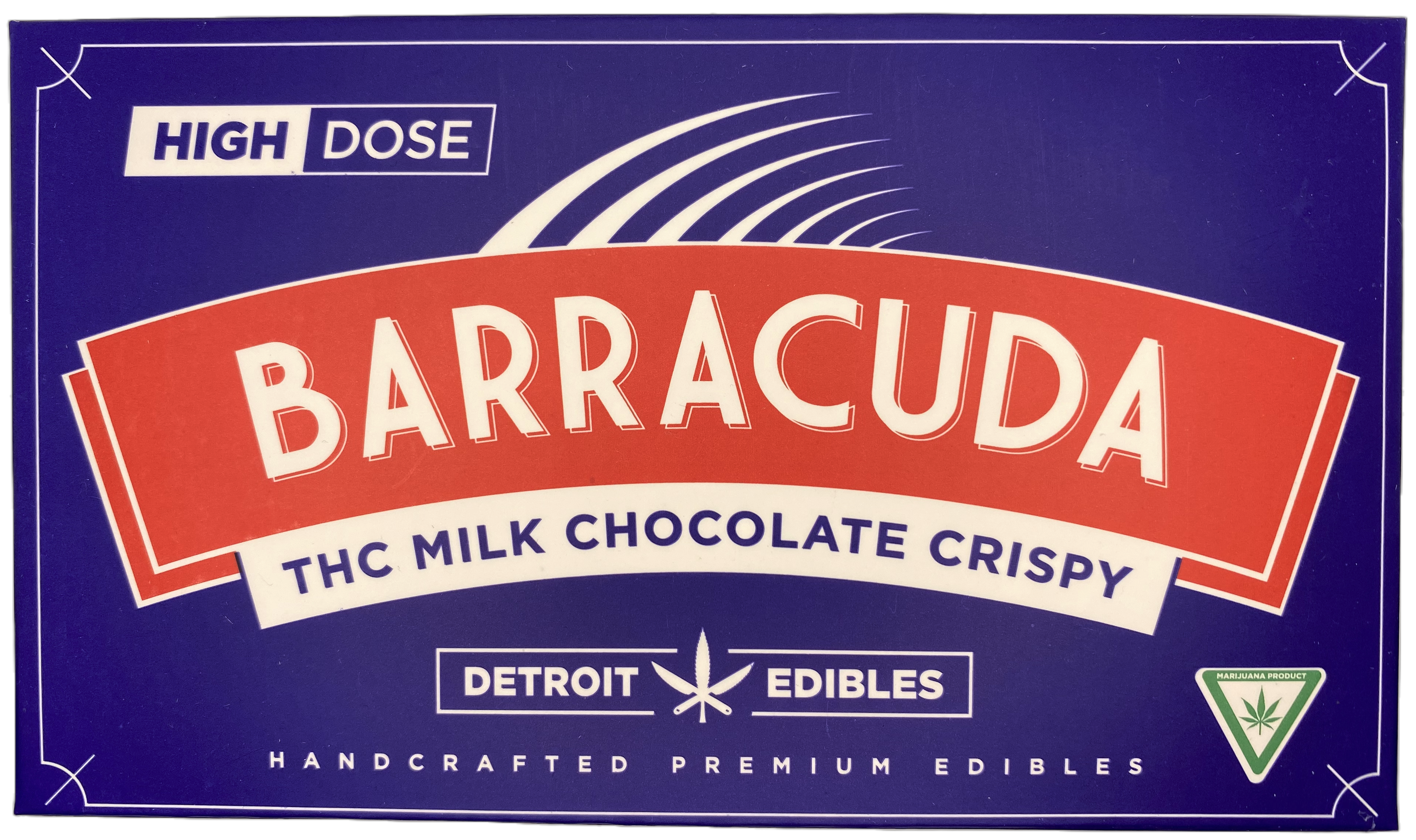 Photograph of Product: Barracuda | Milk Chocolate Crispy Bar | Chocolate Edible | 200mg THC