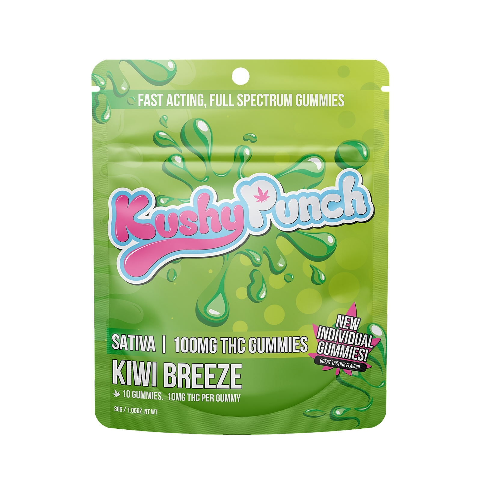 Photograph of product: Kiwi Breeze Oui'd Gummies