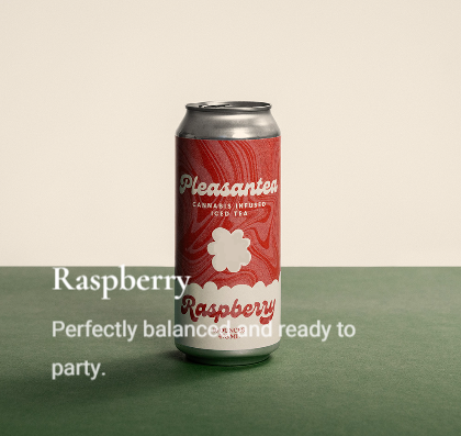 Photograph of product: Pleasantea - Raspberry - 10MG