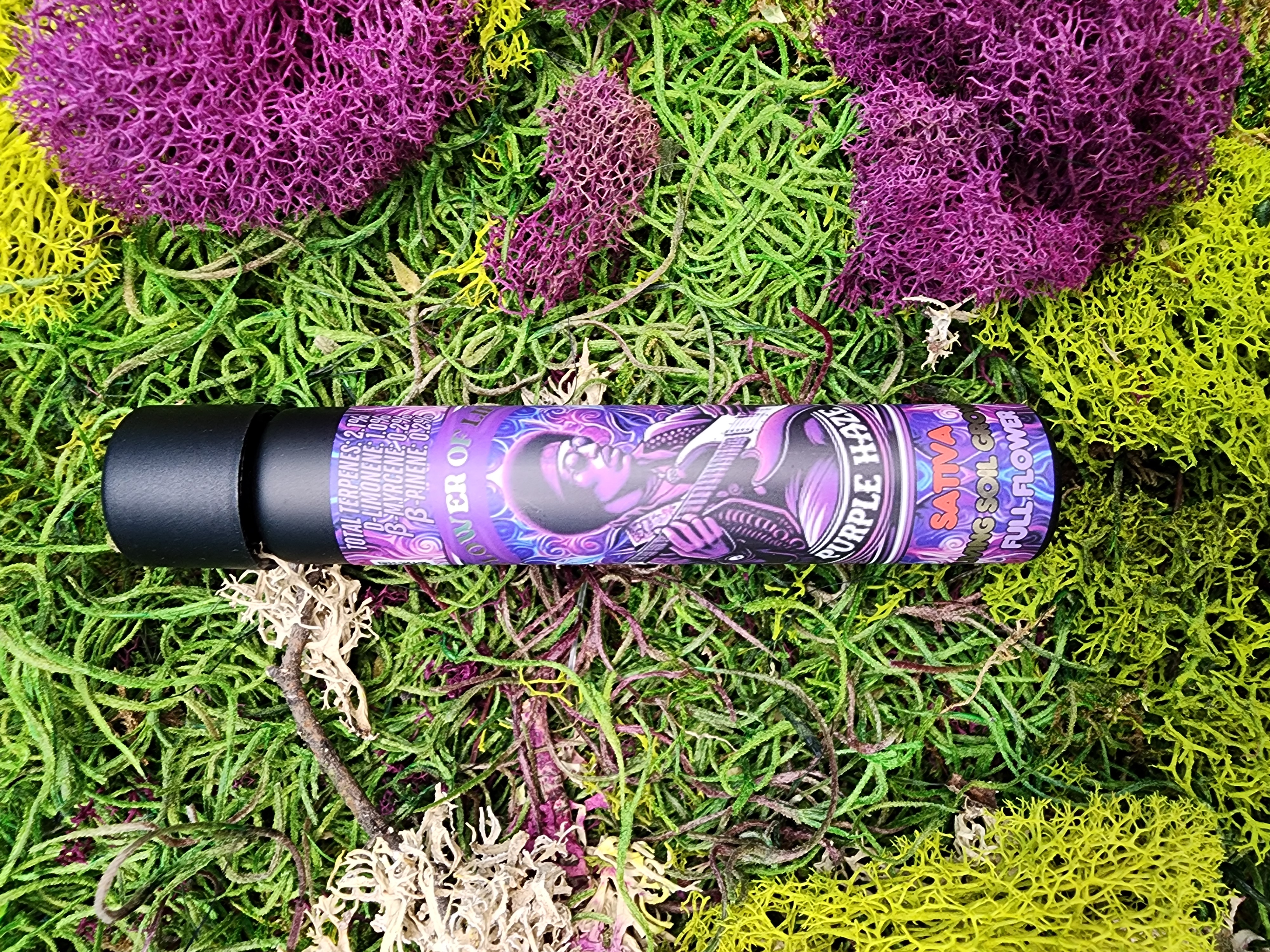 Photograph of product: 1G PURPLE HAZE PRE-ROLL