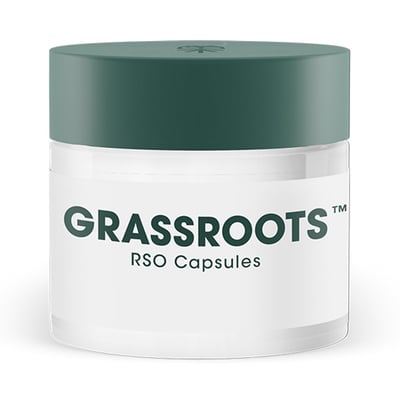 Photograph of product: Birthday Cke RSO Capsules 50mg (10pk)