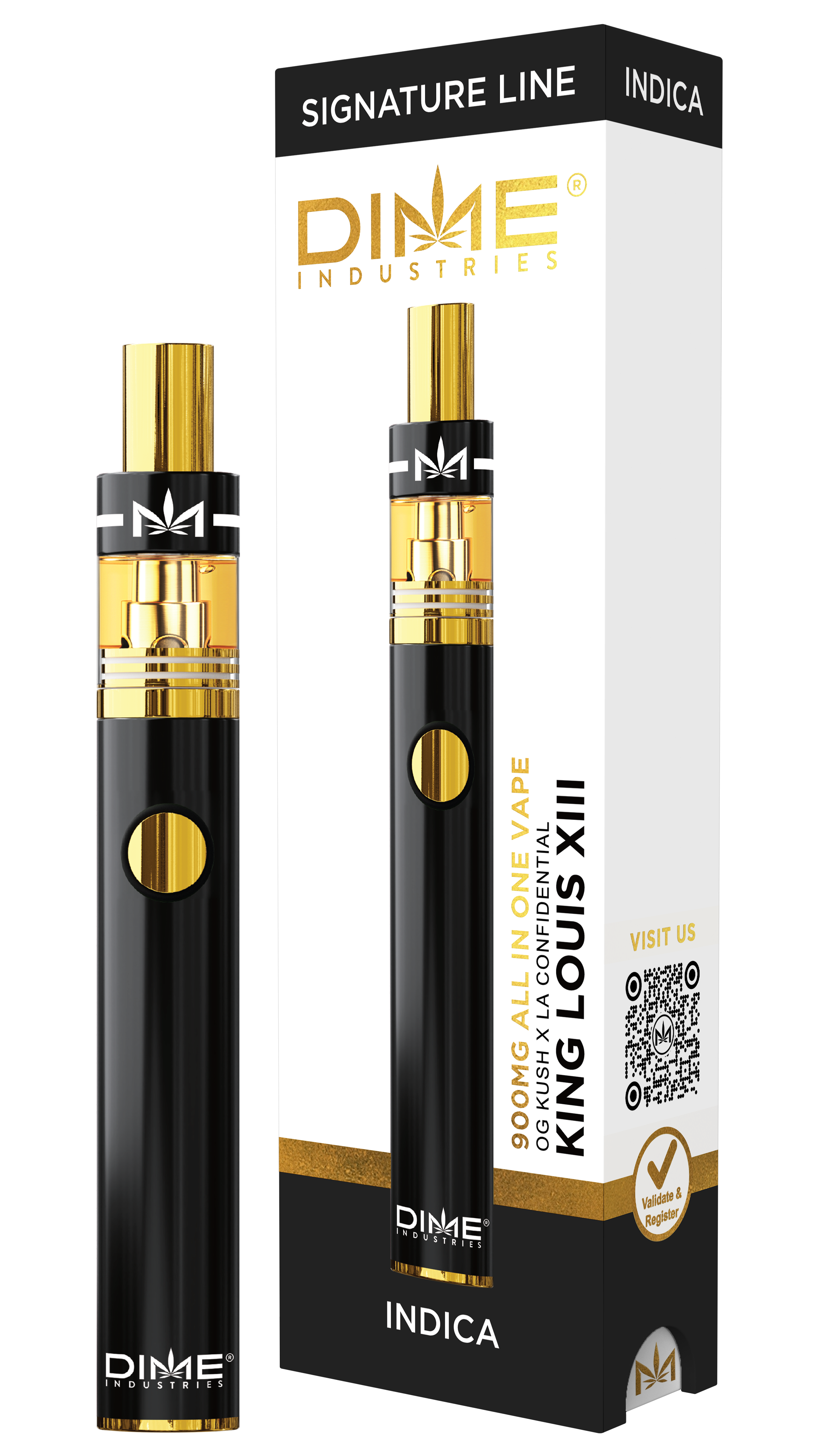 Photograph of product: DIME SL Peach Kush (I) Disposable 0.9g