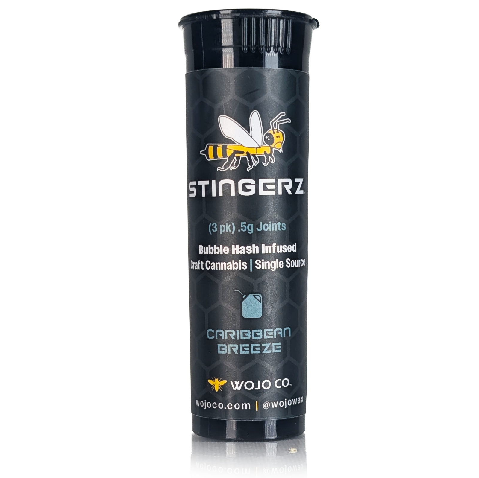 Photograph of product: BEACH WEDDING - STINGERZ - (3X.5G) BUBBLE au chocolat INFUSED PRE-ROLLS