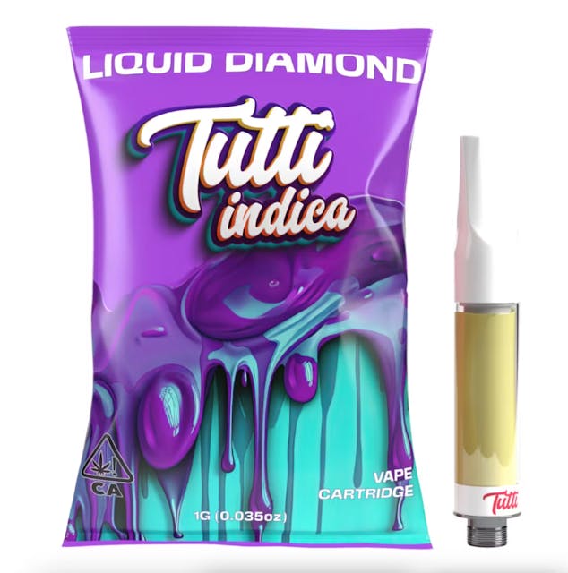 Photograph of product: Banana OG Liquid Diamond Vape Cartridge (1g) - 