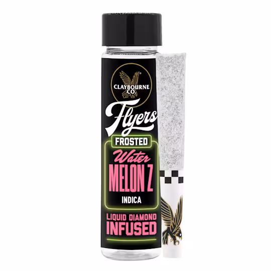 Photograph of product: [Claybourne Co.] Frosted Infused Preroll 2 Pack - 1g - Watermelon Zkittlez (I)